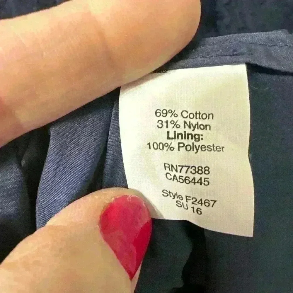 J. Crew size measurements